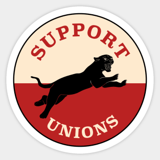 Support Unions Sticker